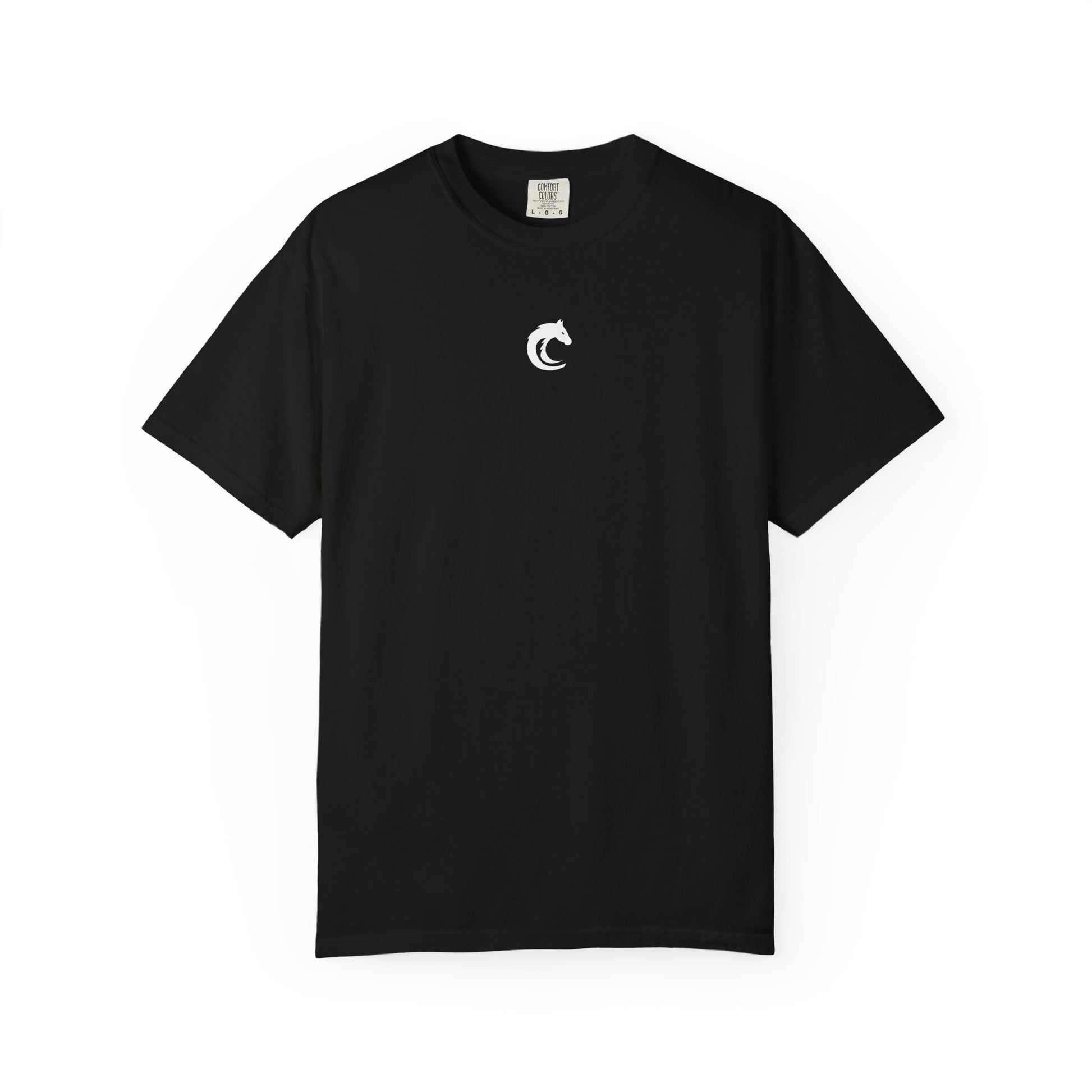 CAVALIER Simple Garment-Dyed T-Shirt