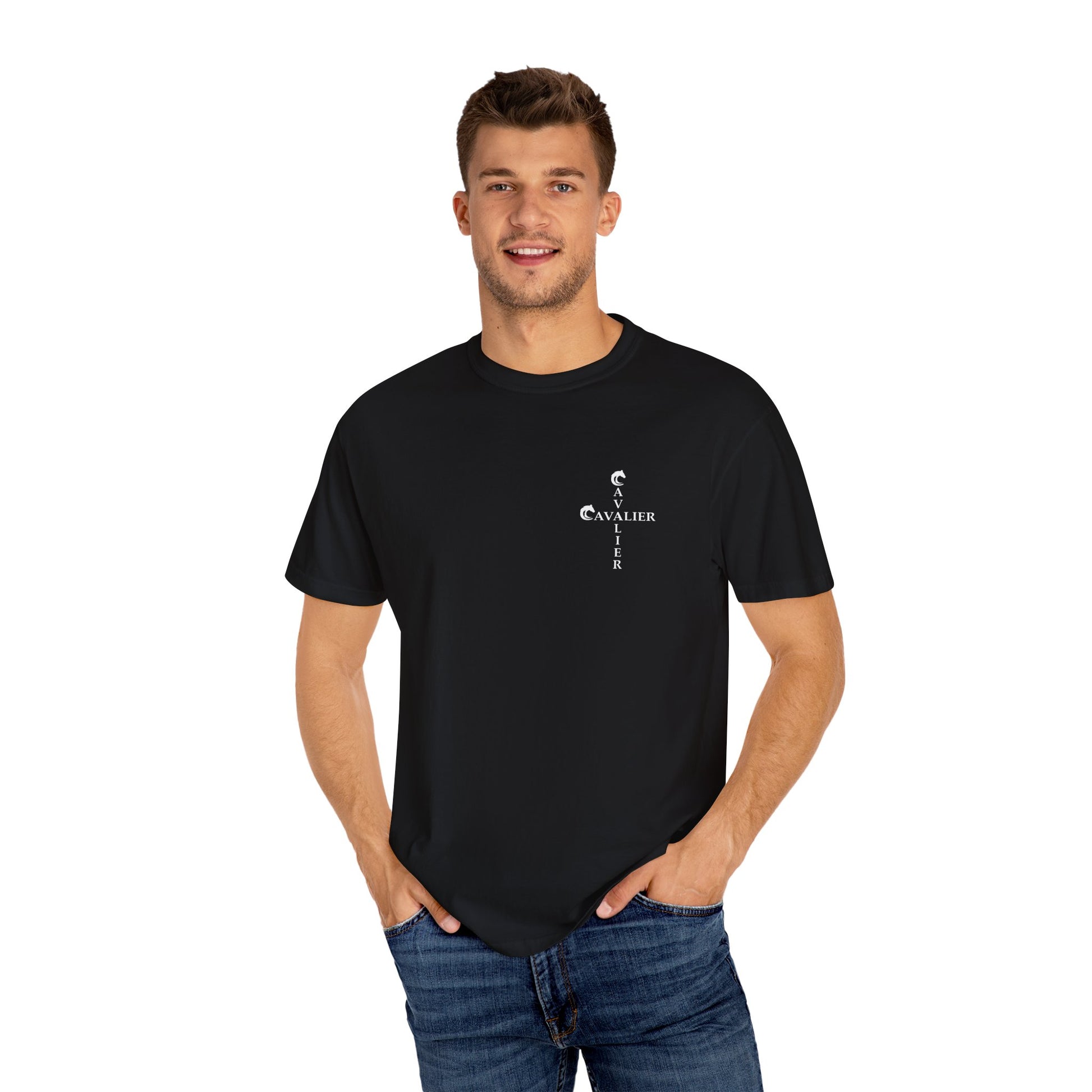 CAVALIER CROSS Unisex Garment-Dyed T-shirt